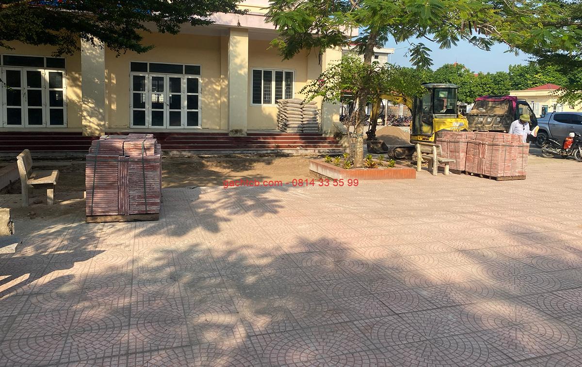 TCB lát gạch Terrazzo sân trường