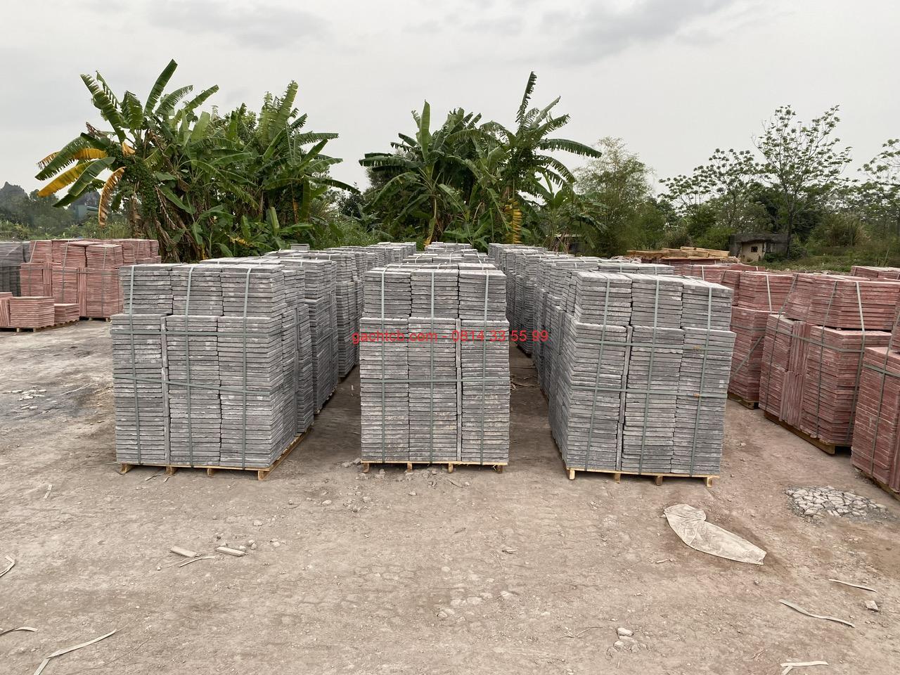 Gạch vỉa hè Terrazzo kích thước 40x40x3 cm