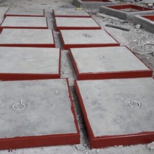 Nắp hố ga KT 1.200x1.200x150 mm khung V50x3 mm